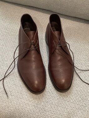 Ferragamo Ankle Lace Up Boot Chukka